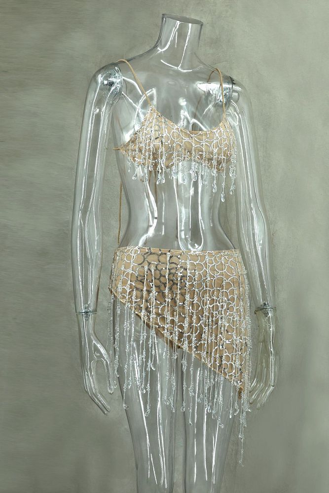 Sequins Fringe 2-pieces Swimwear