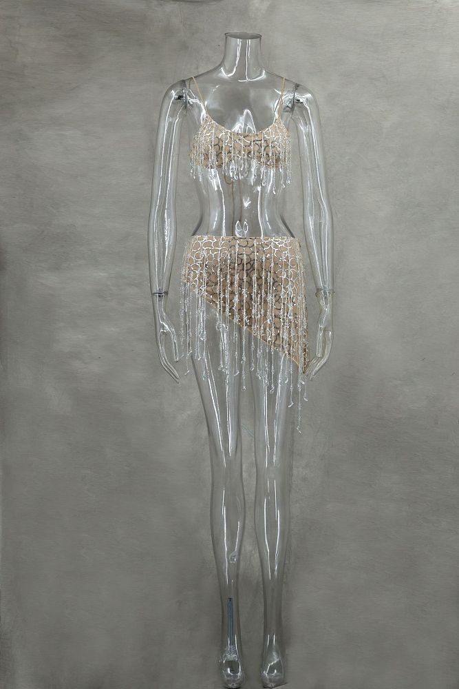 Sequins Fringe 2-pieces Swimwear