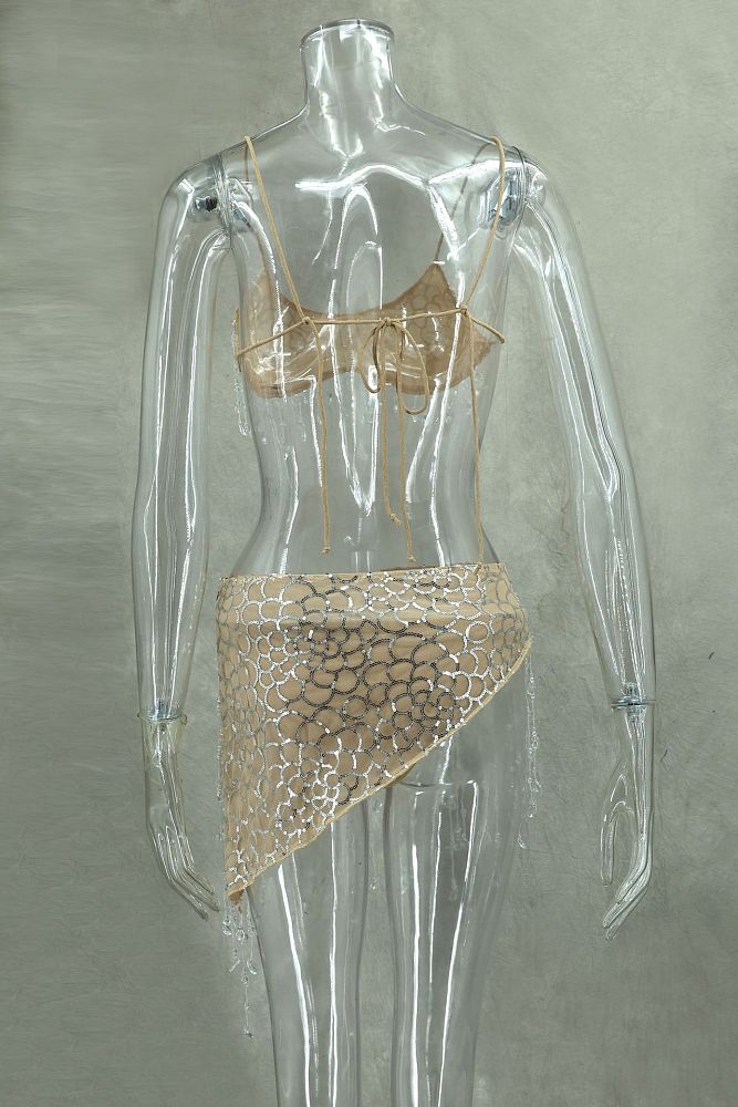 Sequins Fringe 2-pieces Swimwear