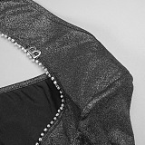 Sequin-embellished Gown