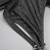 Sequin-embellished Gown