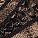 Corset Mini Dress in Black