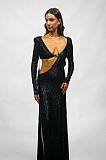 Sequin-embellished Gown
