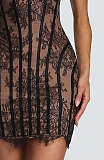 Corset Mini Dress in Black