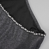 Sequin-embellished Gown