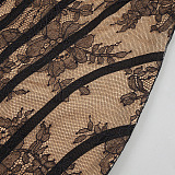 Corset Mini Dress in Black