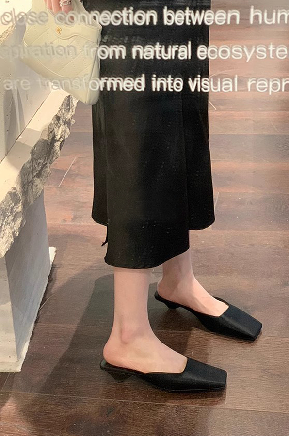 Satin Mules