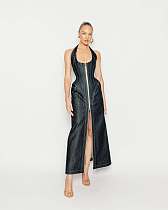 Denim Maxi Dress