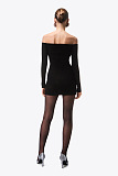 Crystal-bustier Off-shoulder  Mini Dress
