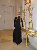 Women's Iconography Funnel Neck Fit & Flare Maxi Dress