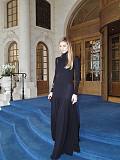 Women's Iconography Funnel Neck Fit & Flare Maxi Dress