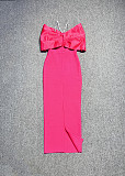 Satin Ruched Gown