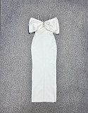 Satin Ruched Gown