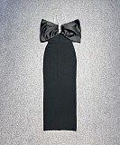 Satin Ruched Gown