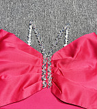 Satin Ruched Gown