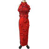 Floral Sequin Maxi Dress