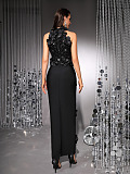 Floral Sequin Maxi Dress