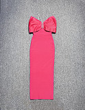 Satin Ruched Gown