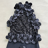 Floral Sequin Maxi Dress