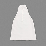 Heavy Crepe Halter Dress in Ivory