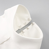 Heavy Crepe Halter Dress in Ivory