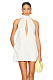 Heavy Crepe Halter Dress in Ivory