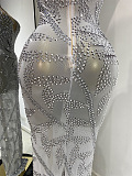 Crystal Off-Shoulder Mermaid Gown