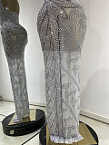 Crystal Off-Shoulder Mermaid Gown