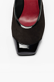Patent Heeled Slingbacks