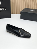 Shiny Calfskin Moccasins