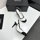 Patent Heeled Slingbacks