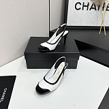 Patent Heeled Slingbacks