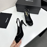 Patent Heeled Slingbacks