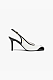 Patent Heeled Slingbacks