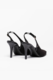 Patent Heeled Slingbacks