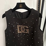 Short Dress with Sequin Embellishment
