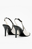 Patent Heeled Slingbacks