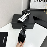Patent Heeled Slingbacks