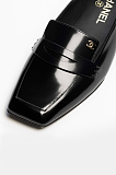 Shiny Calfskin Moccasins