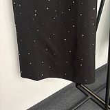 Short Dress with Sequin Embellishment