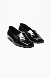 Shiny Calfskin Moccasins