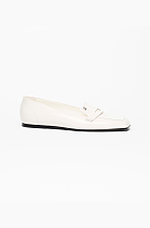 Shiny Calfskin Moccasins