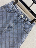 Denim Blue Mini Skirt