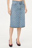 Denim Blue Mini Skirt