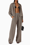 Ruffle-collar Shirt in GG Fabric