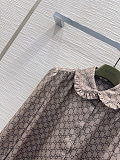 Ruffle-collar Shirt in GG Fabric