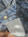 Denim Blue Mini Skirt