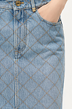 Denim Blue Mini Skirt