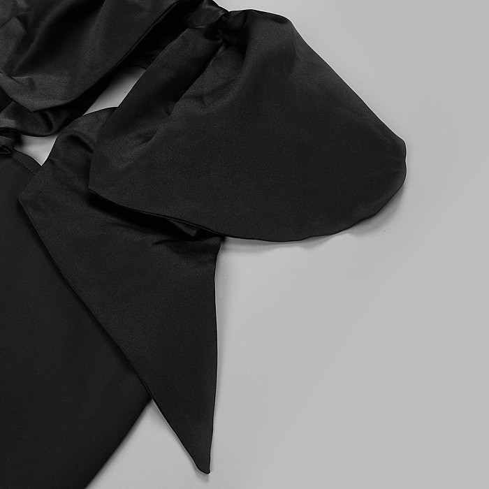 Strapless Cut-out Maxi Dress