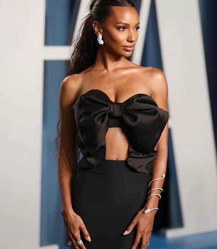 Strapless Cut-out Maxi Dress